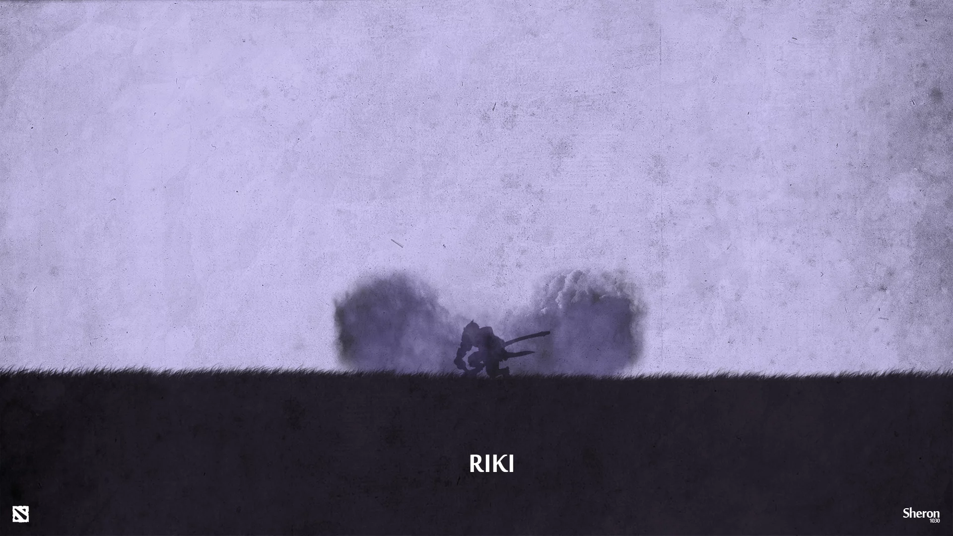 stealth assassin, smoke, minimalism, riki, sheron1030, valve, dota 2
