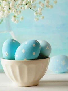 blue, цветы, яйца, flowers, eggs, easter, пасха, pastel