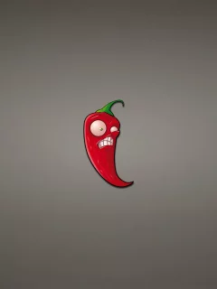 чили, темноватый фон, перец, красный, pepper, минимализм
