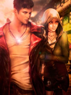 devil may cry 5, лимбо, kat, dmc, dante, город, данте
