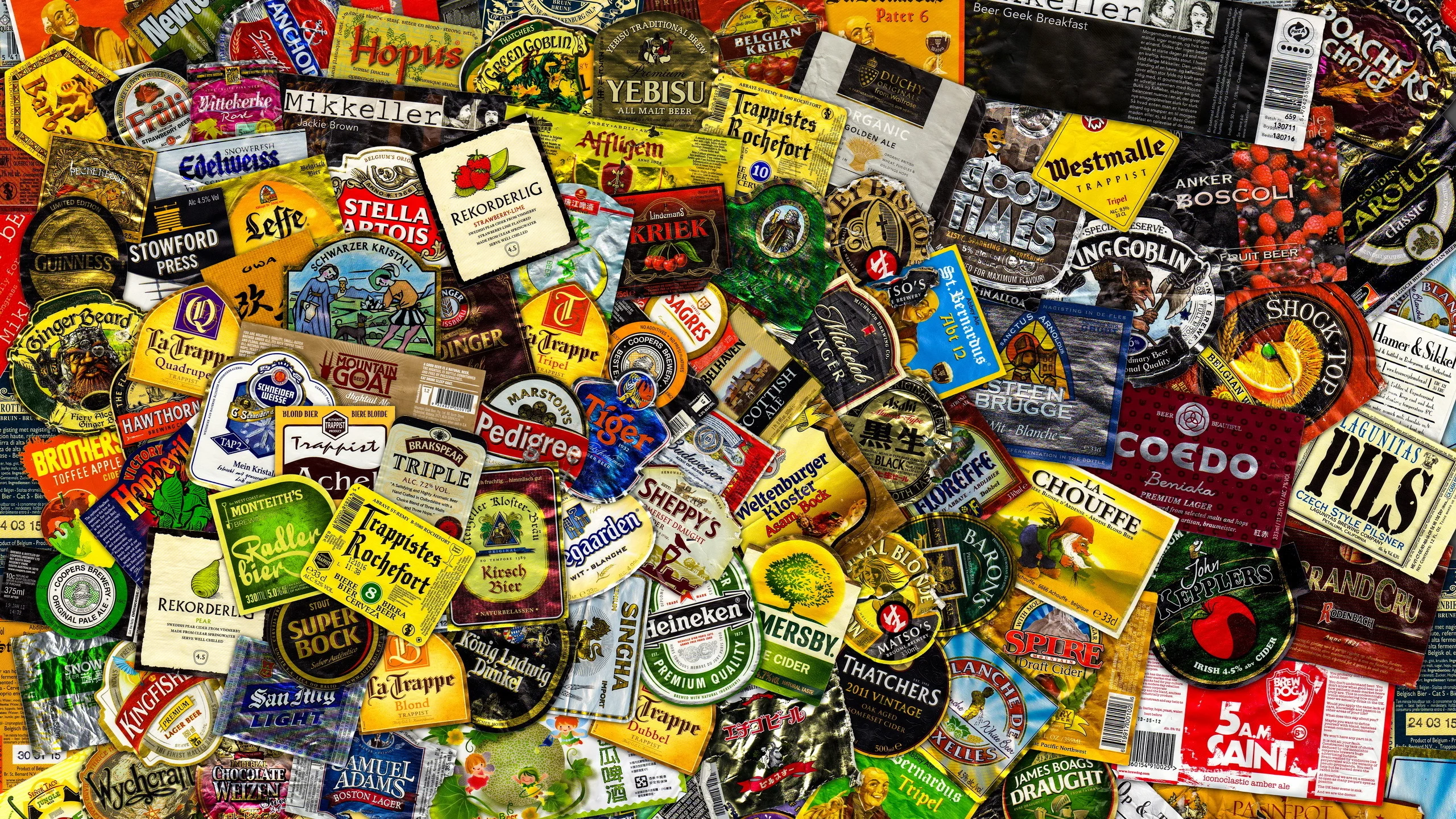 background, texture, beer labels