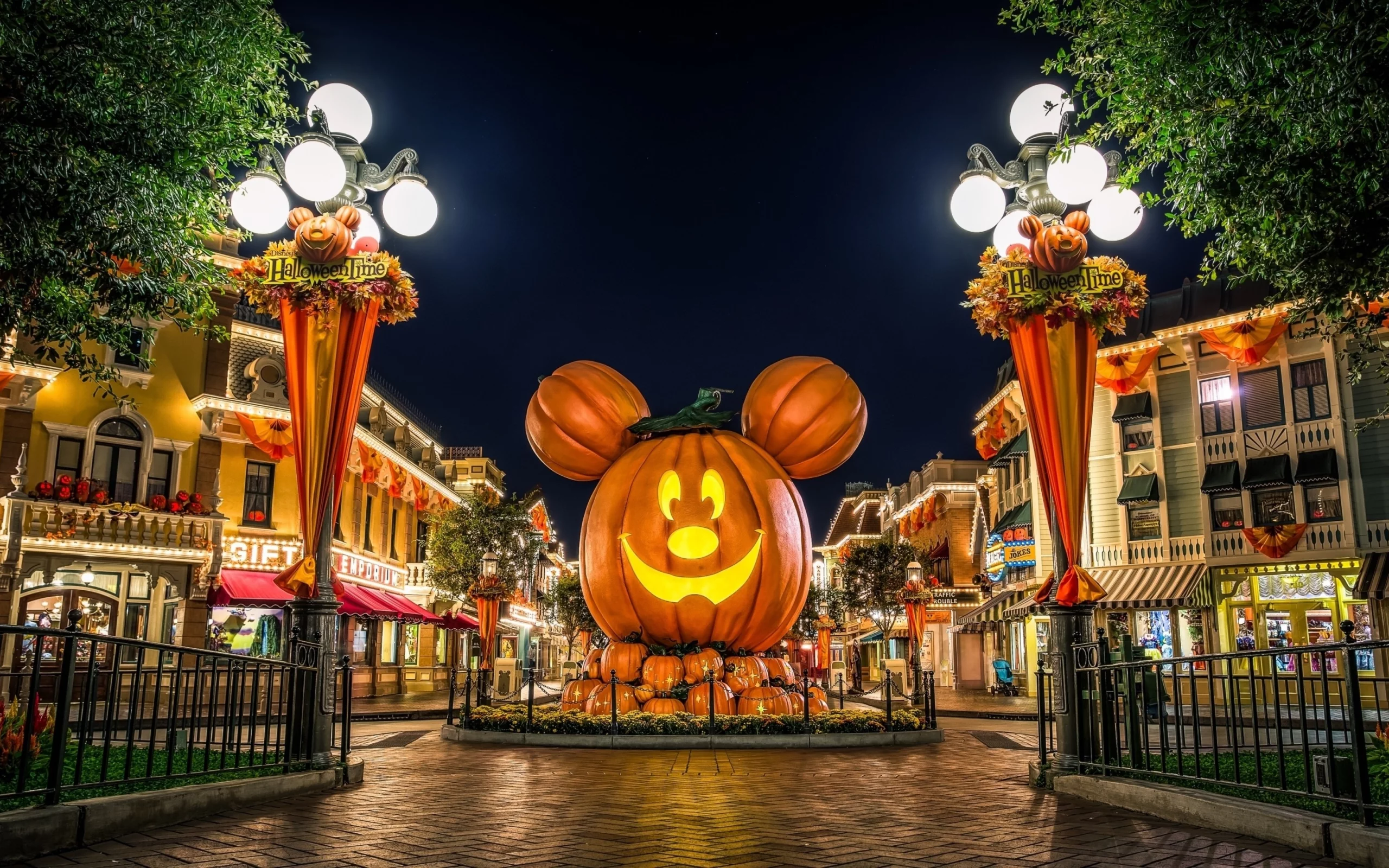 happy, halloweens, children, color, mouse, holidays, for, miki, orange, pumkins