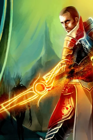 fan, female, banshee, shepard, mass effect, art, medieval armor