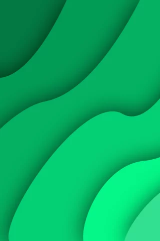 wave, green, waves, simple, abstract