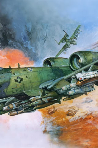 ввс сша, самолёт, авиация, штурмовик, американский, a-10