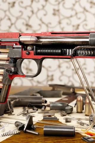 colt cutaway, alexander iartsev, патроны, детали, кольт в разрезе, m1911