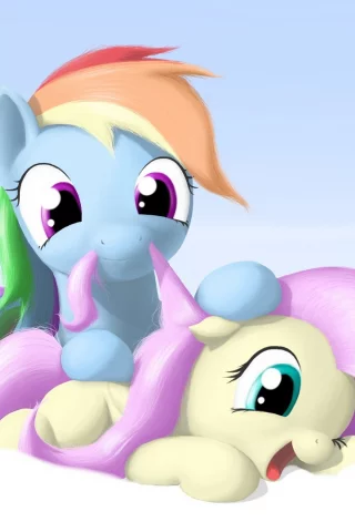 арт, мультфильм, my little pony, детям, пони