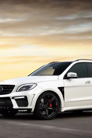 amg, mercedes-benz ml63, topcar, тюнинг, автомобиль, white, inferno