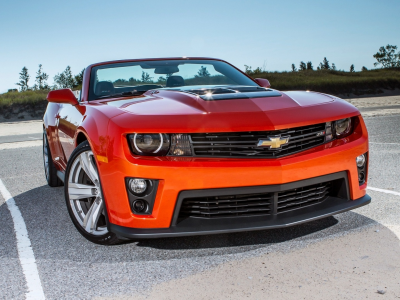 desktop, mucle car, chevrolet, zl1, car, orang, wallpapers, camaro, convertible