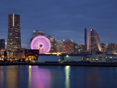 мегаполис, здания, дома, yokohama, йокогама, japan, япония