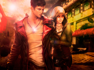 devil may cry 5, лимбо, kat, dmc, dante, город, данте