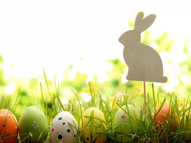 трава, весна, пасха, природа, easter, праздник, яйца