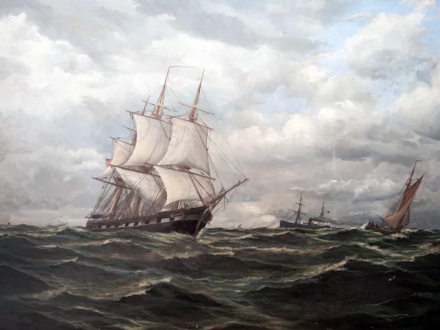 &amp;quot;корабли на море&amp;quot;, художник