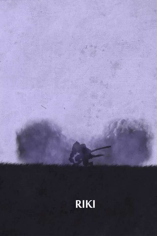 stealth assassin, smoke, minimalism, riki, sheron1030, valve, dota 2