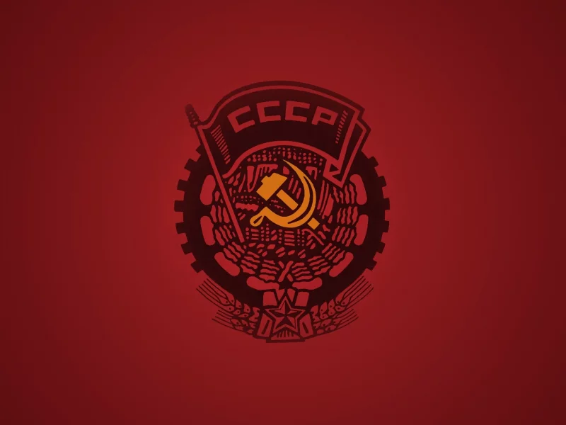 фон, серп и молот, ссср, красный