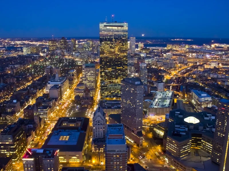 бостон, boston, город, сша, massachusetts, usa, массачусетс, ночь
