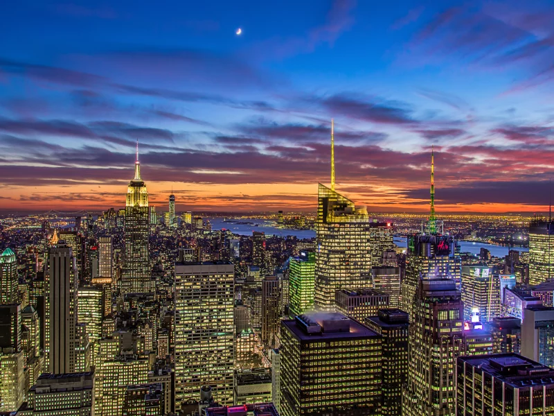 nyc, new york city, empire state building, theatre district, new york, usa, manhattan