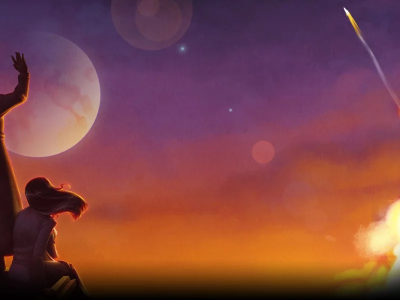 To the Moon, ракета, полет, ученые, провожающие