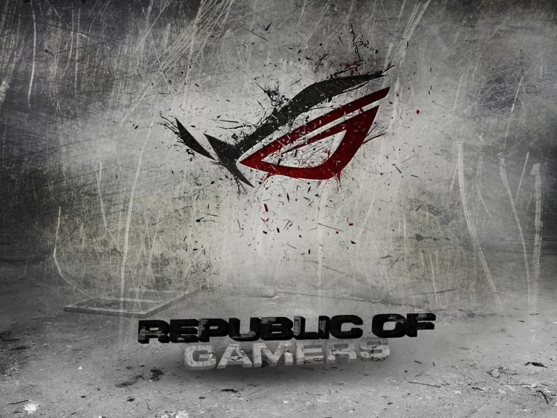 asus, logo, republic of gamers