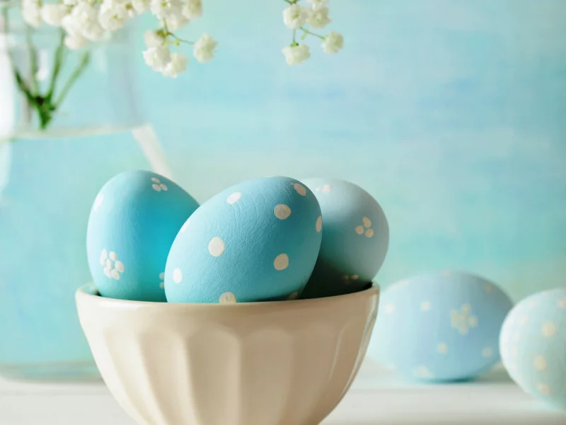 blue, цветы, яйца, flowers, eggs, easter, пасха, pastel