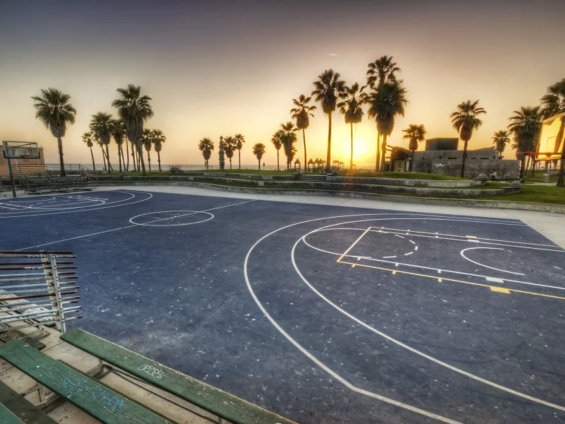 basketball, court