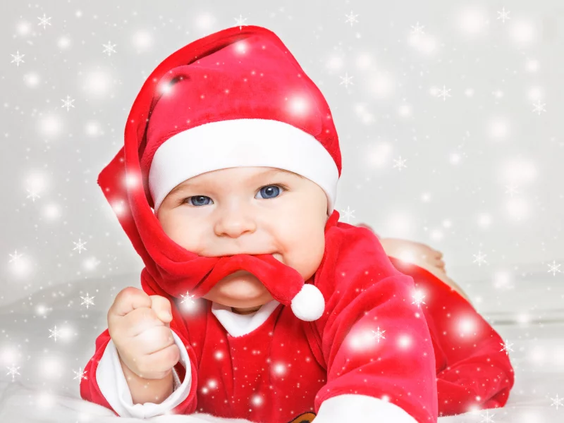 santa, christmas, baby, праздник, new year, новый год, рождество