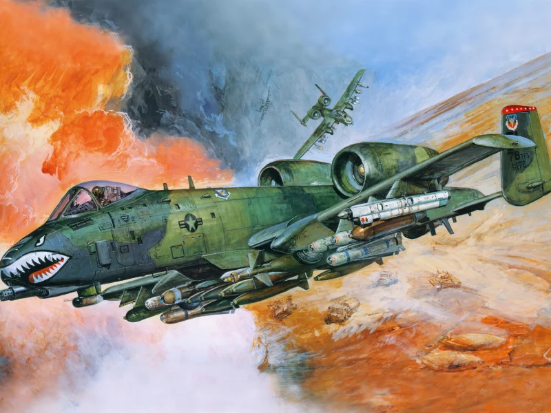 ввс сша, самолёт, авиация, штурмовик, американский, a-10