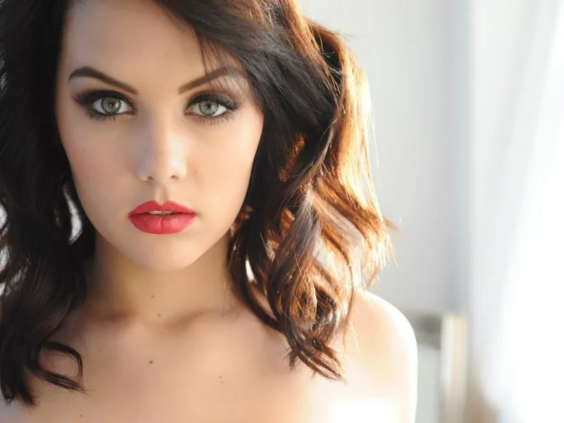 модель, брюнетка, девушка, mellisa clarke, лицо