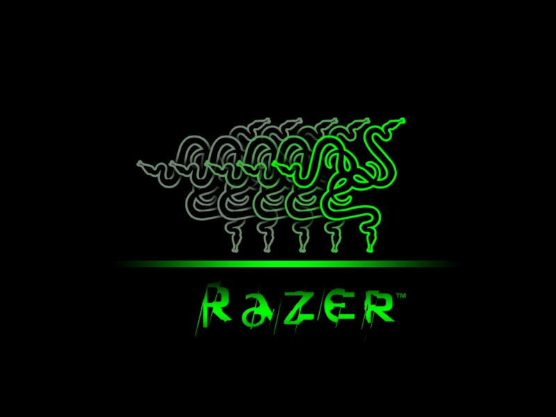 логотип, razer, обои, logo