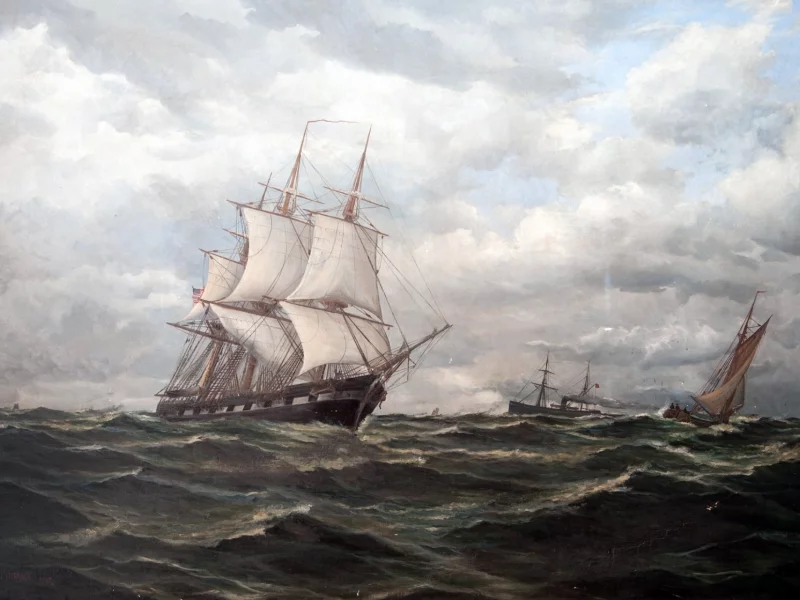 &amp;quot;корабли на море&amp;quot;, художник