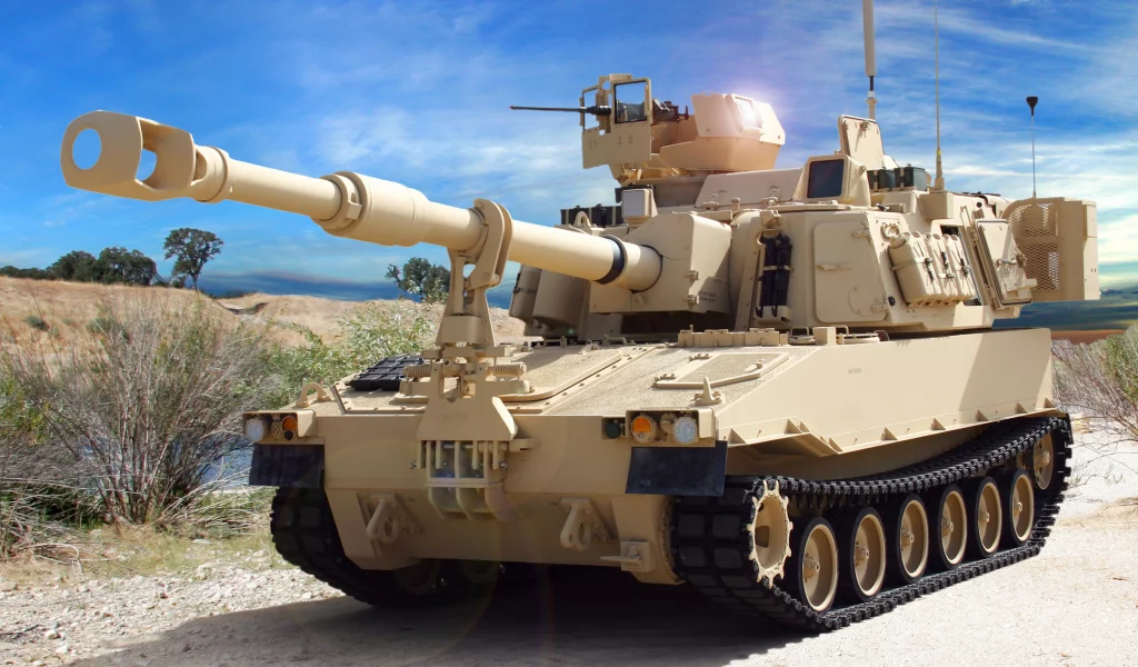 самоходная, американская, &amp;quot;paladin&amp;quot;, m109a6