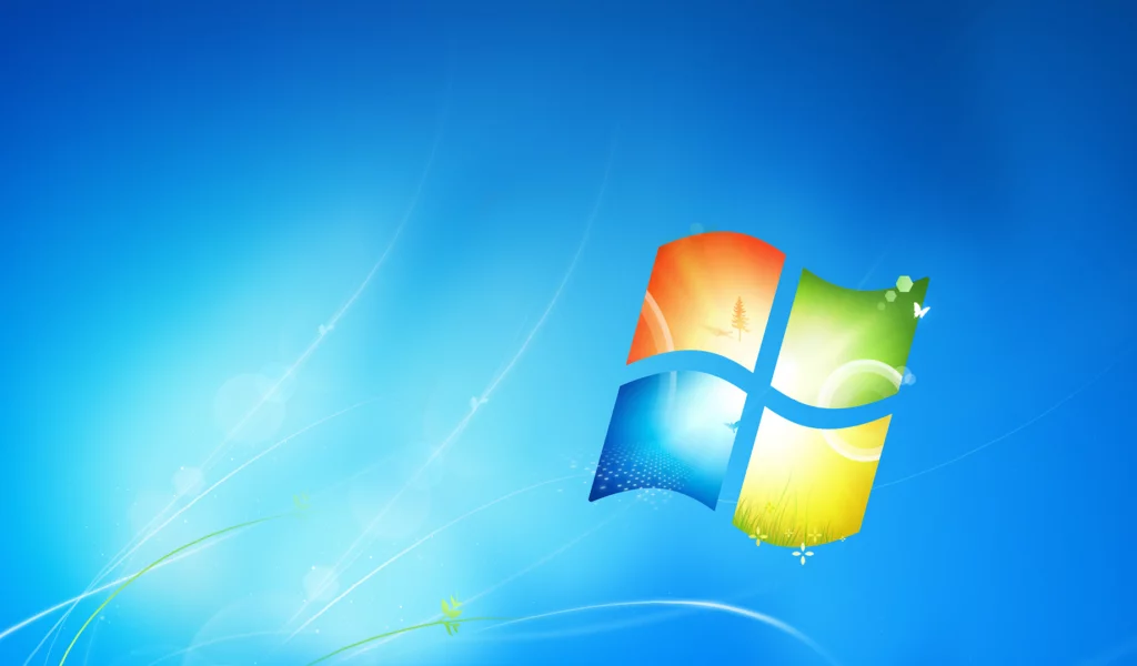 7, семёрка, синий, hi-tech, оригинал, windows 7, винда, обои