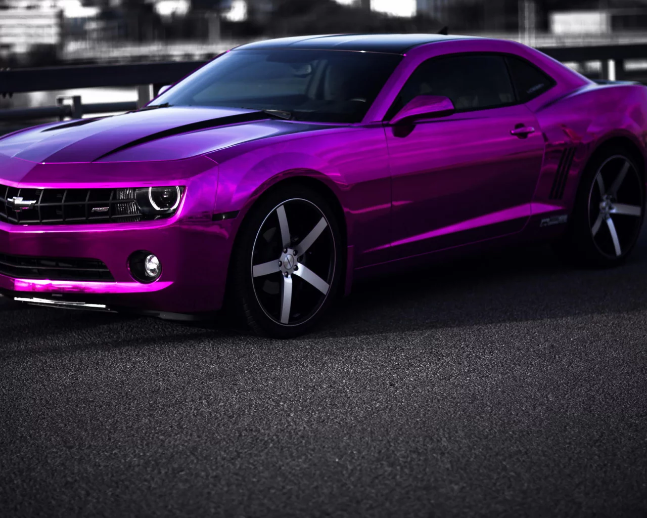 tuning, chevrolet, chrome, car, camaro
