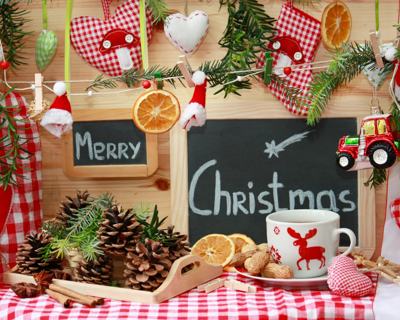 чашка, игрушки, праздник, рождество, елочные, christmas