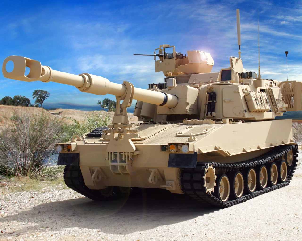 самоходная, американская, &amp;quot;paladin&amp;quot;, m109a6