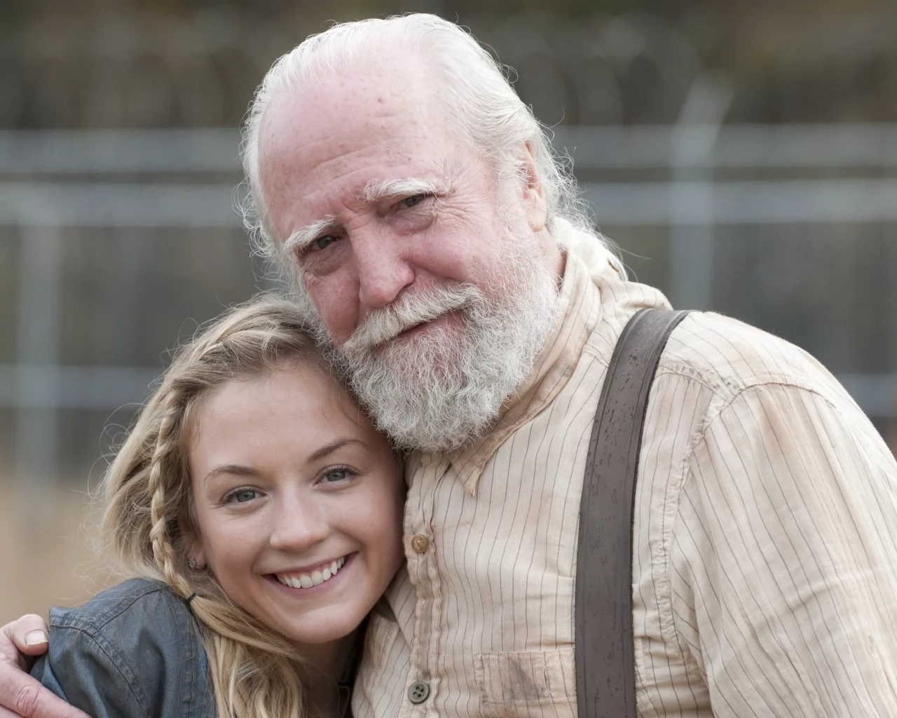the walking dead, улыбки, scott wilson, emily kinney, актёры