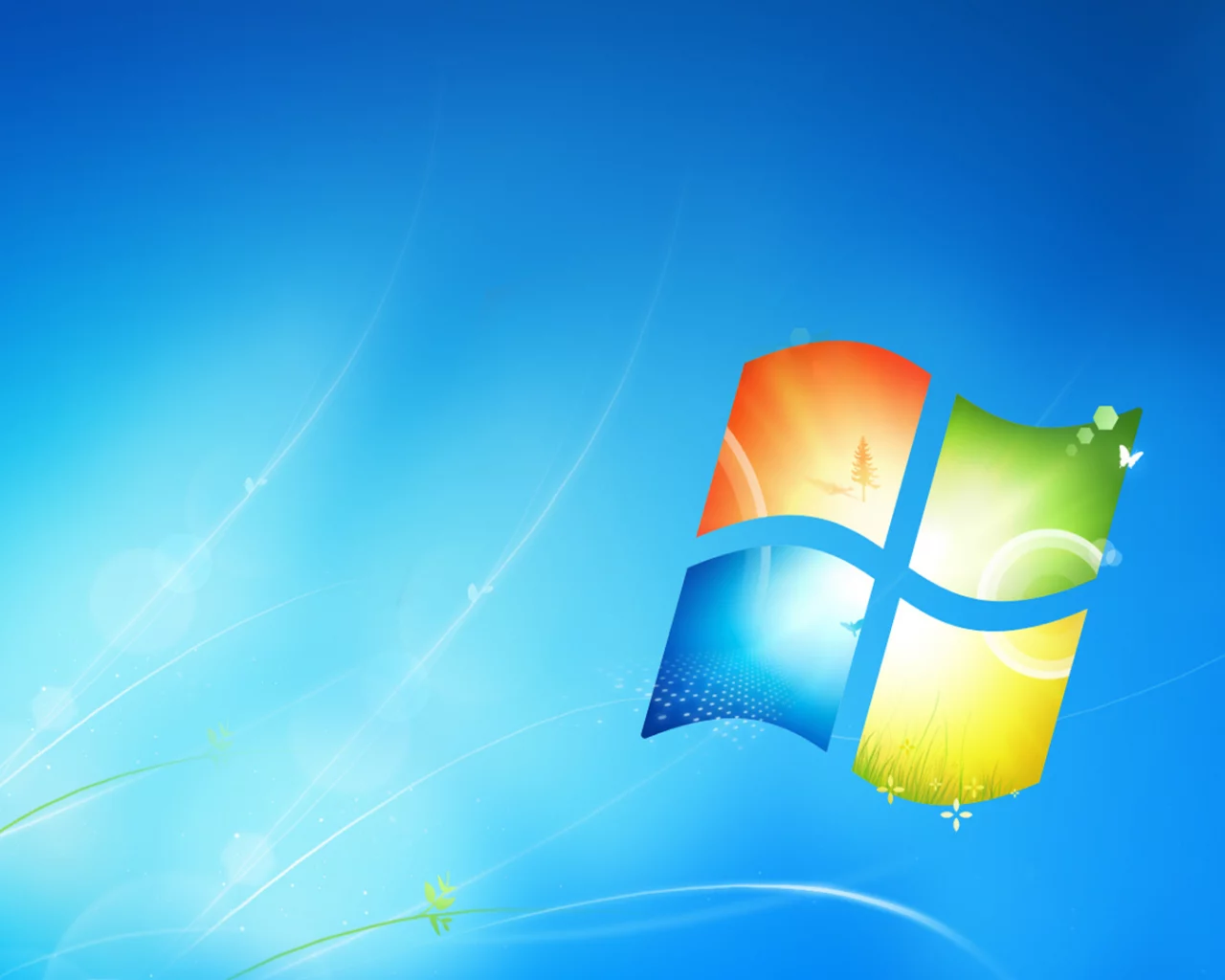 7, семёрка, синий, hi-tech, оригинал, windows 7, винда, обои