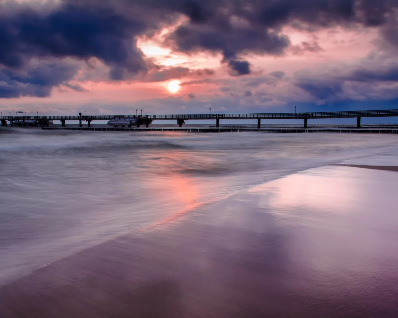 море, океан, пейзаж, природа, вода, ocean, мост, река, sea