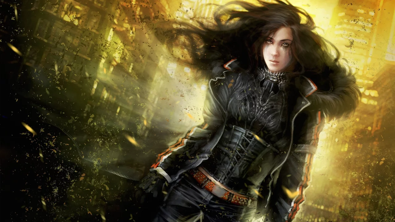 cgwallpapers, девушка, ветер, kira dust crow