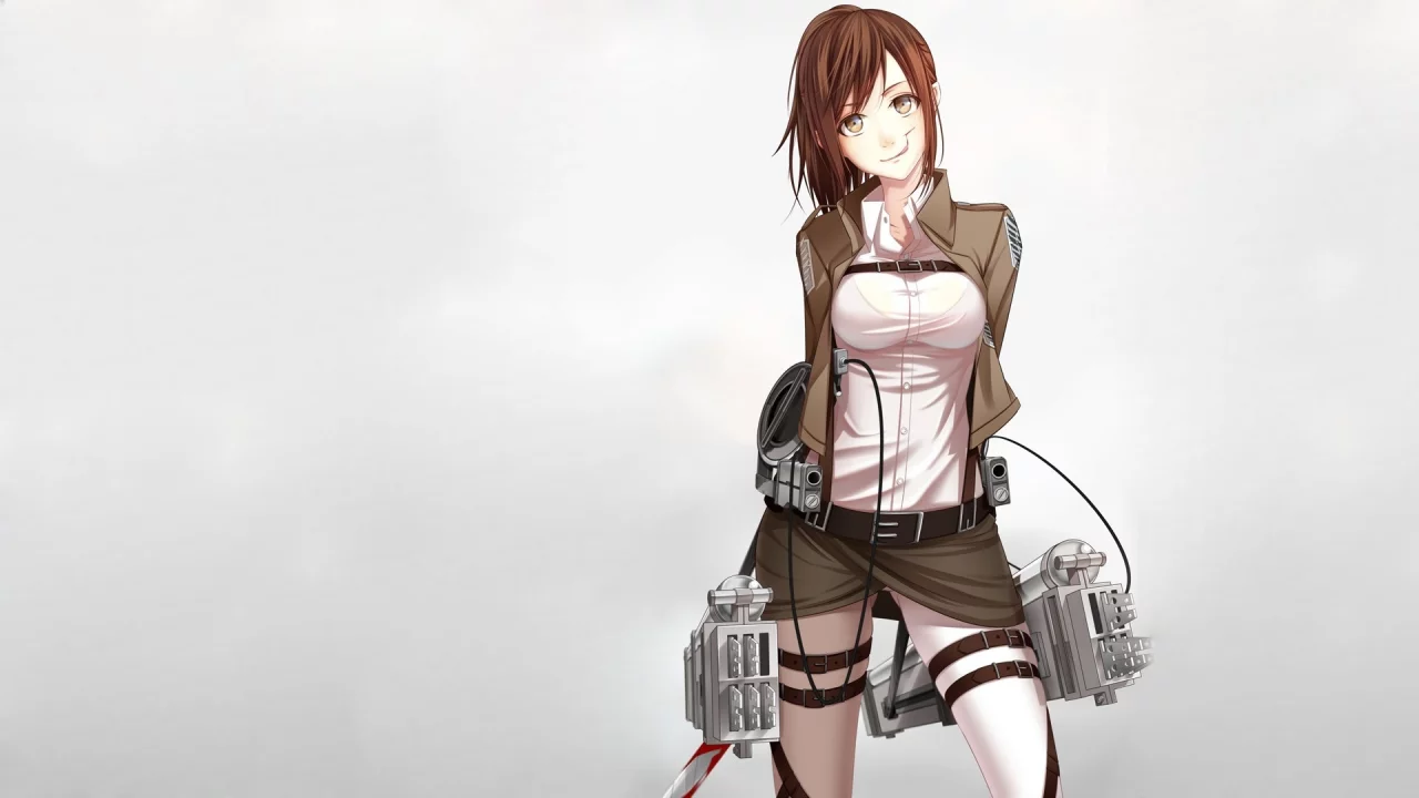 девушка, art, улыбка, sasha browse, взгляд, клинки, кровь, sorano