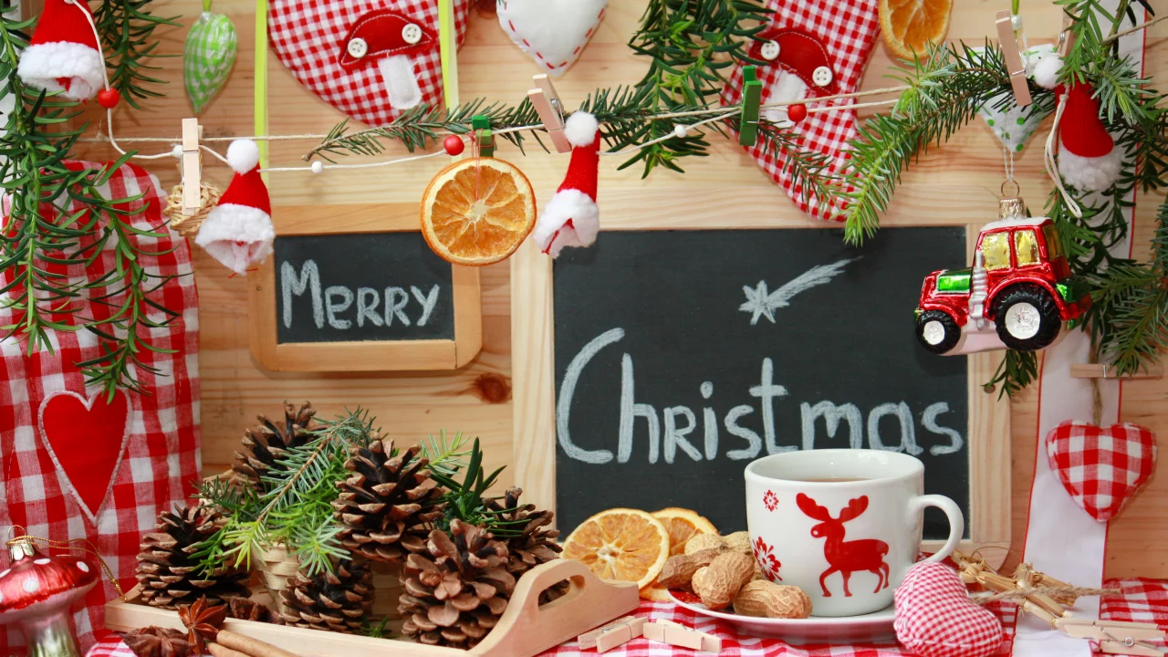 чашка, игрушки, праздник, рождество, елочные, christmas