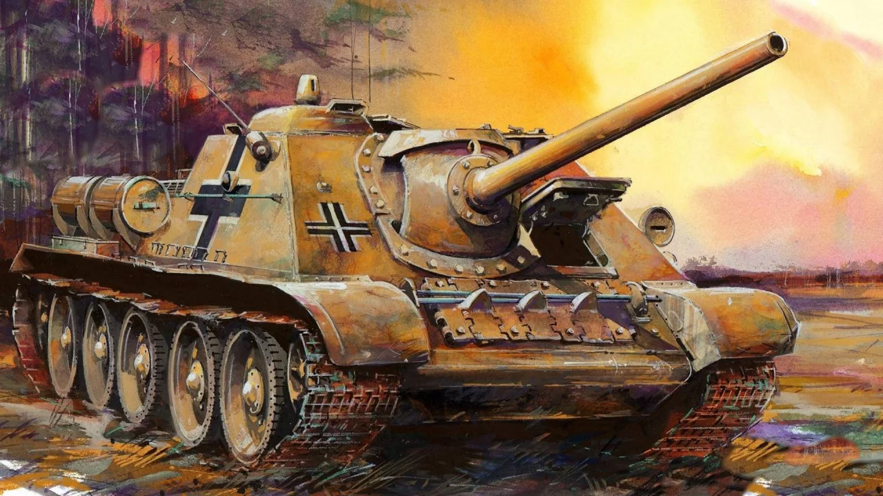  советская самоходно-артиллерийская установка, су-85