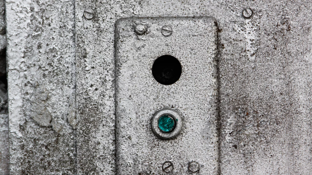 grey, blue, wall, screws, pattern