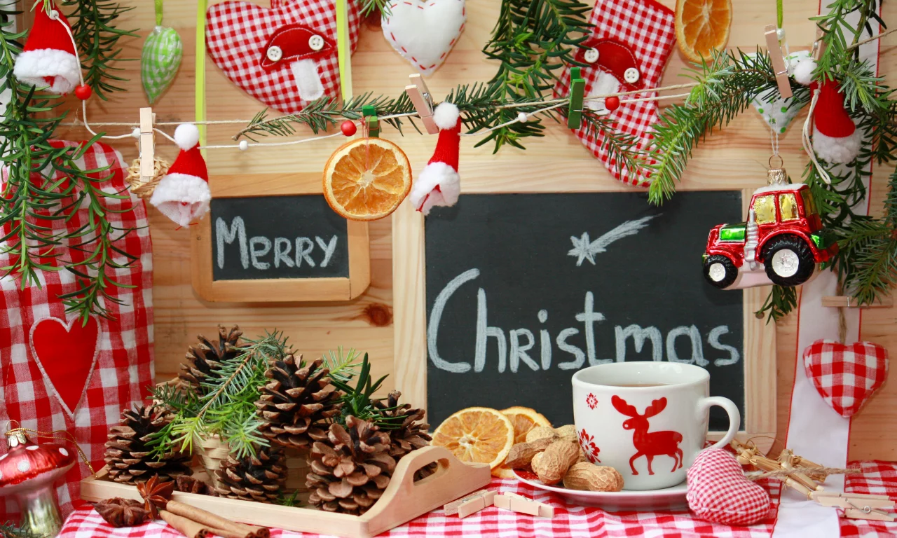 чашка, игрушки, праздник, рождество, елочные, christmas
