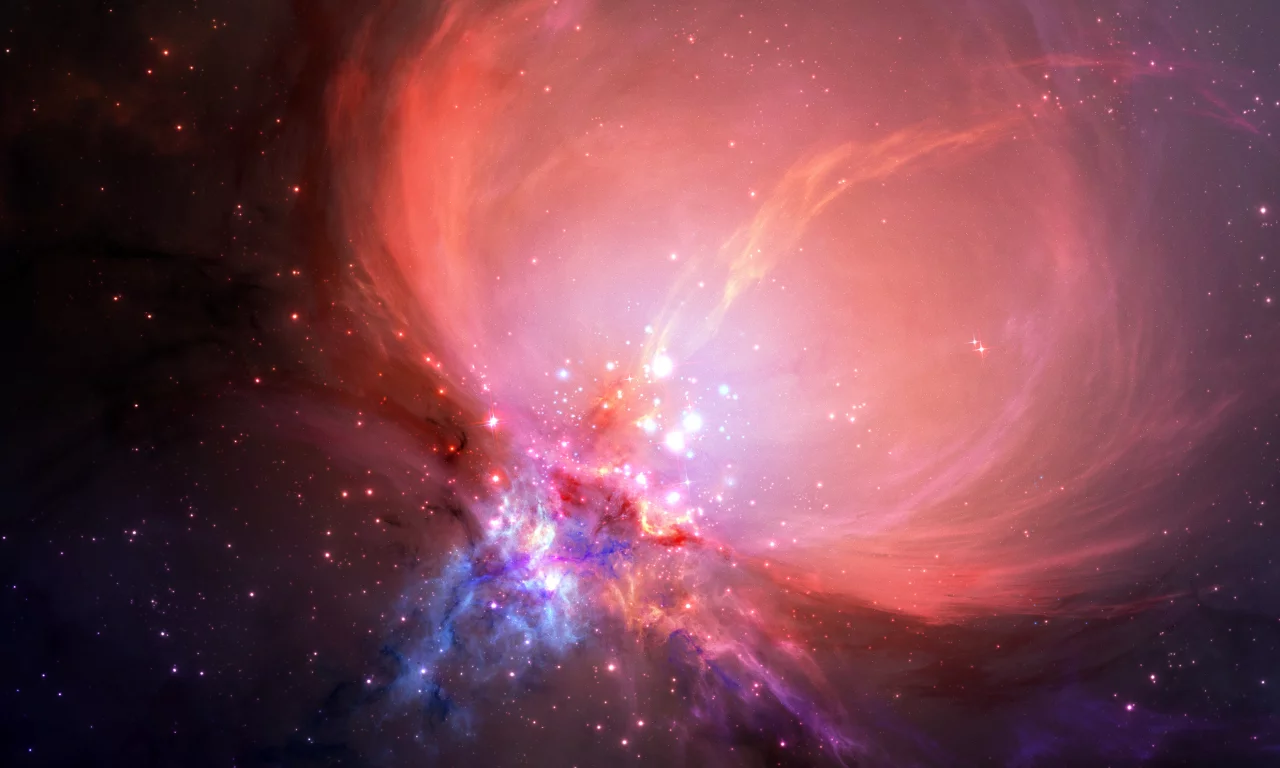 туманность, звезды, space, космос