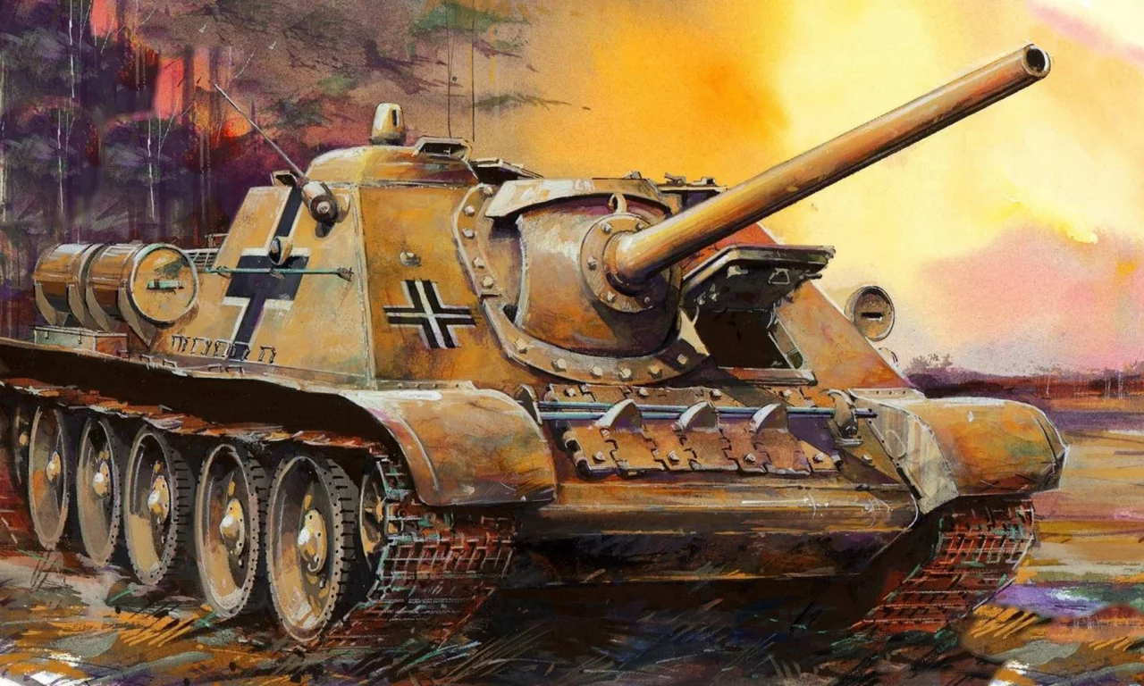  советская самоходно-артиллерийская установка, су-85