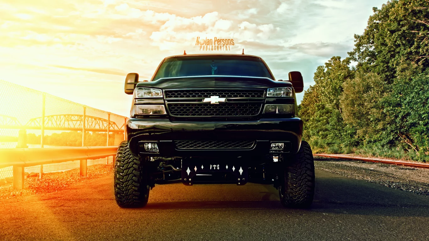 hdr, chevrolet, чёрный
