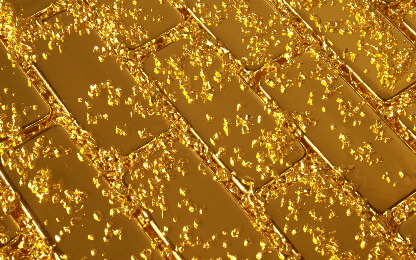 metal, gold, radiance, gold dust, grain, ingot, shine, bullion, tracery, texture, золото