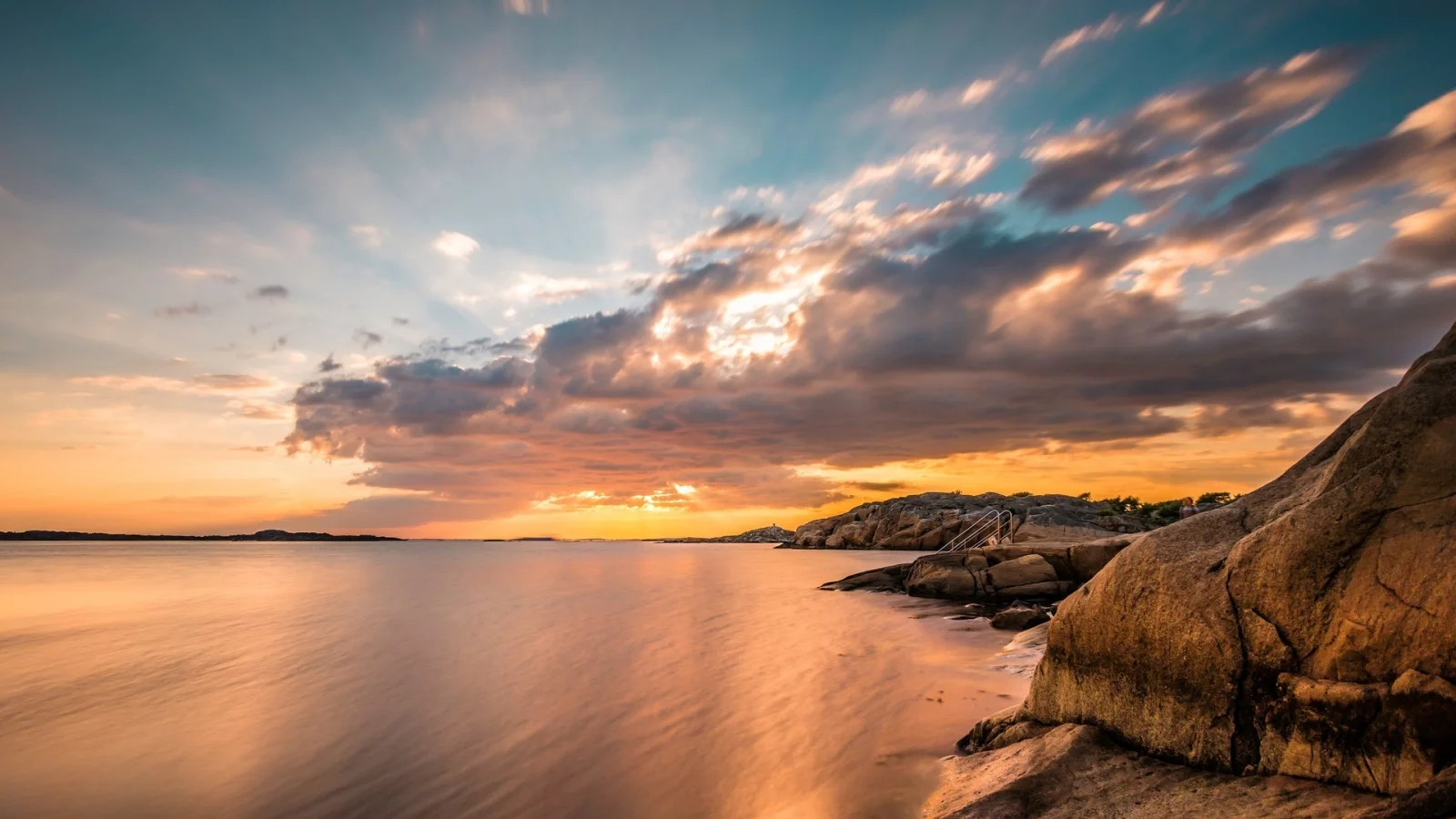 камни, море, пейзаж, вода, океан, река, sea, природа
