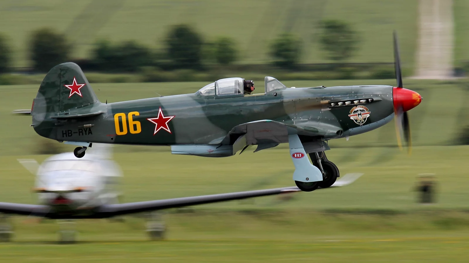 небо, як-9ум, одномоторный, советский, взлёт
